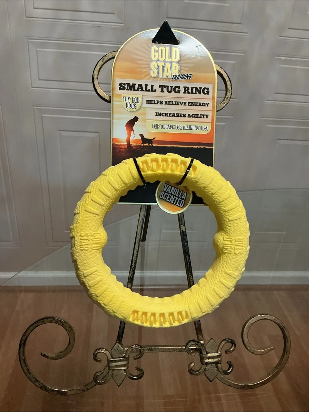 Brand New Gold Start Small Tug Ring 6-inch Vanilla Scented